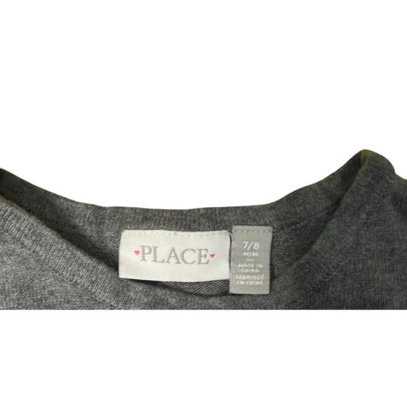 The Childerns Place Girls 7/8 Sequin Rainbow Heart Glitter Fall Warm Cozy School - Picture 5 of 5